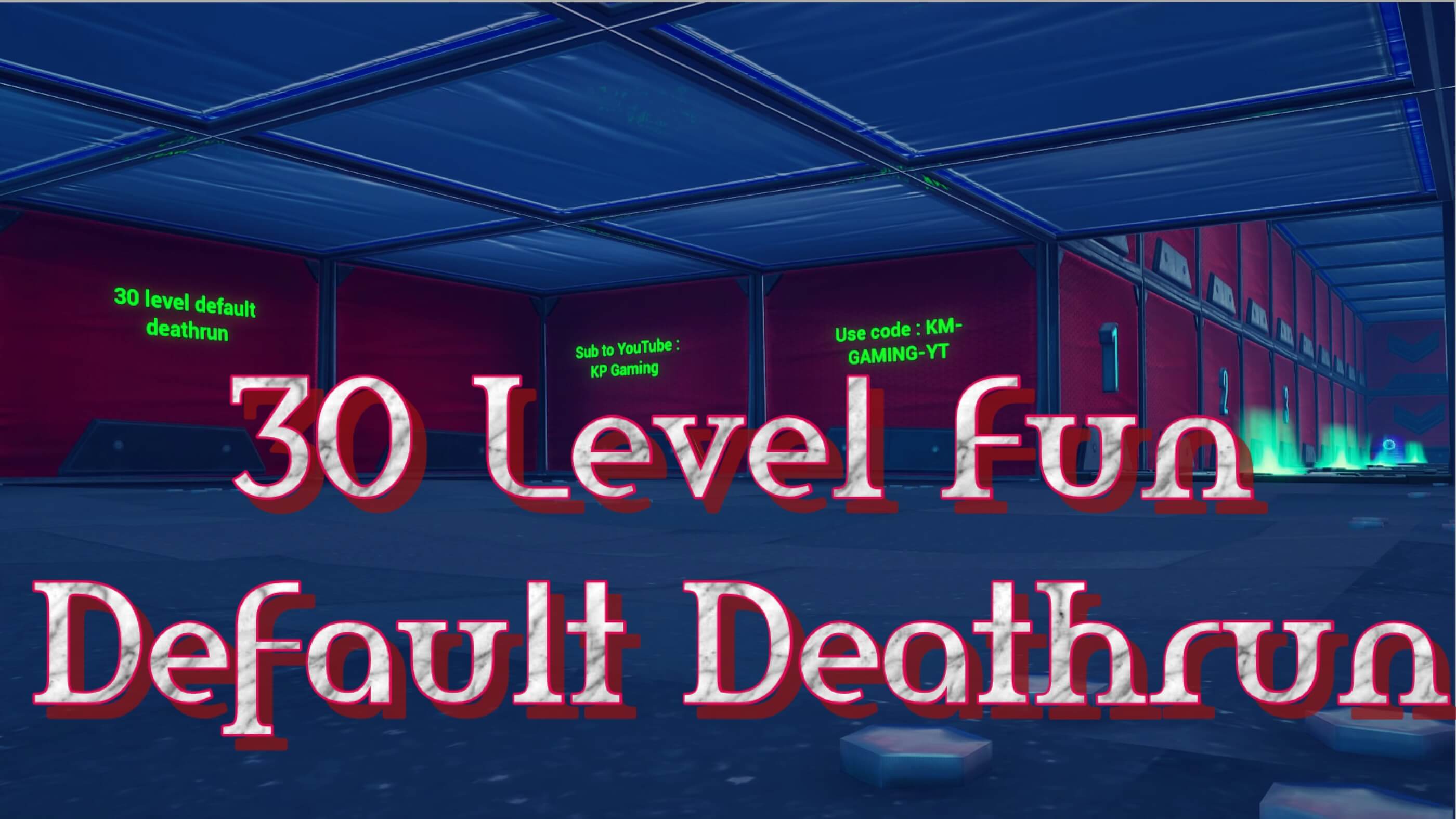 30 Level Easy Default Deathrun Fortnite Creative Map Codes