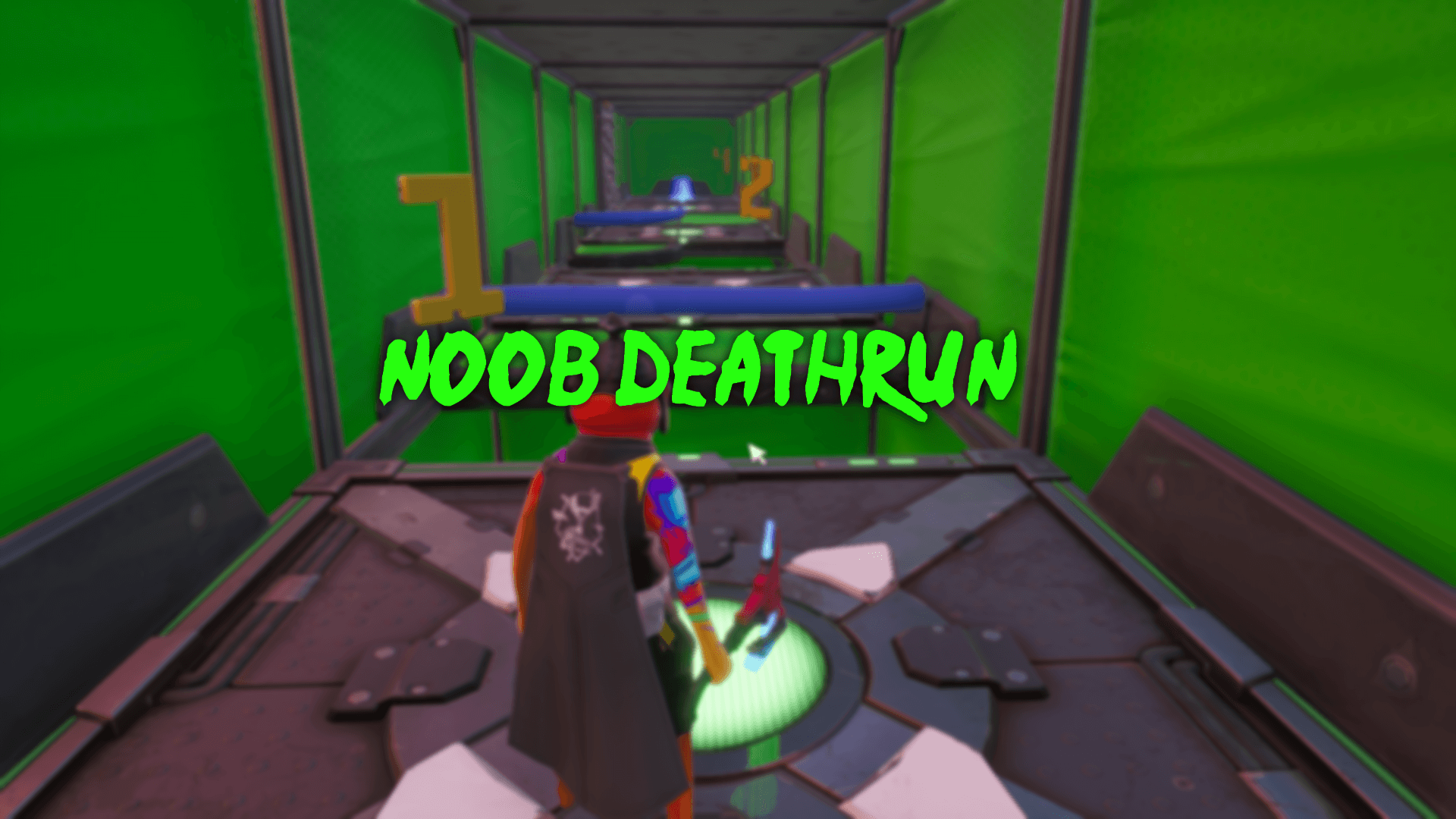 Neon S Noob Deathrun Fortnite Creative Map Codes Dropnite Com
